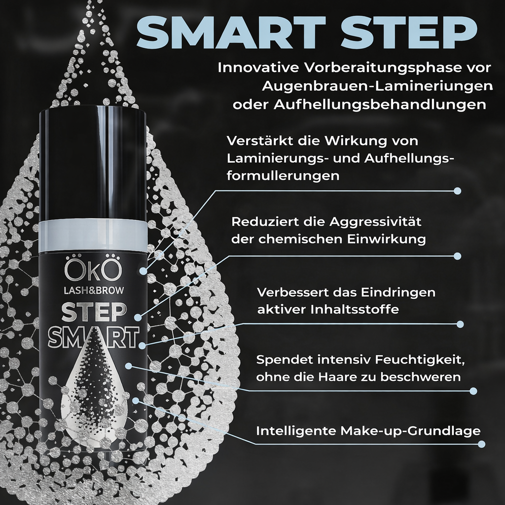 SMART STEP Aktivator für Laminierung & Aufhellung – OKO Lash&Brow, 10 ml