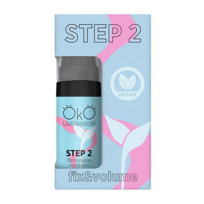 OKO STEP 2 FIX & VOLUME – Laminierung für Wimpern & Augenbrauen, 10 ml