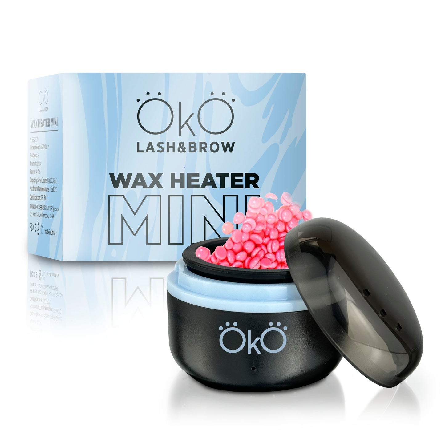 OKO Mini Wax Heater – Wachserhitzer Weiß, kompakt & tragbar