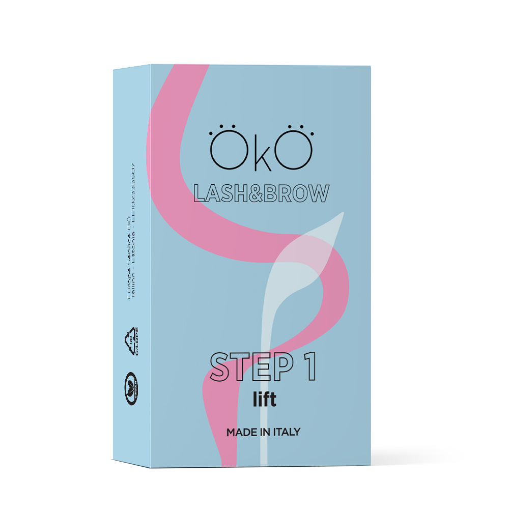 OKO STEP 1 LIFT – Laminierung Wimpern & Augenbrauen, 5 Sachets