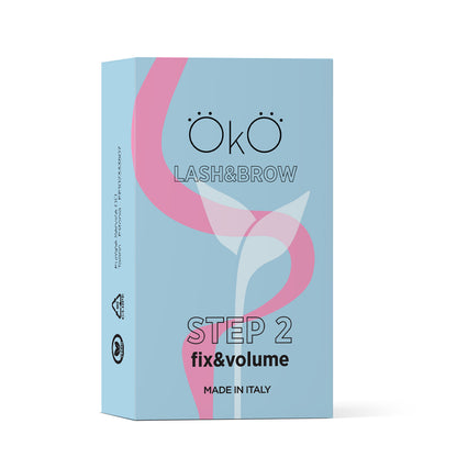 OKO STEP 2 FIX & VOLUME – Laminierung Wimpern & Augenbrauen, 5 Sachets