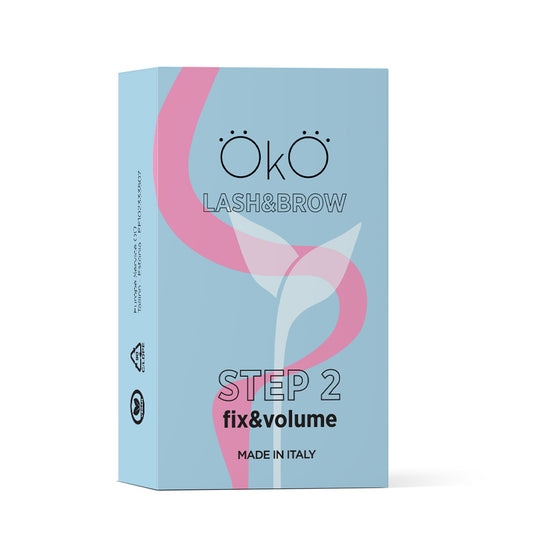 OKO STEP 2 FIX & VOLUME – Laminierung Wimpern & Augenbrauen, 5 Sachets