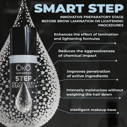 SMART STEP Aktivator für Laminierung & Aufhellung – OKO Lash&Brow, 10 ml
