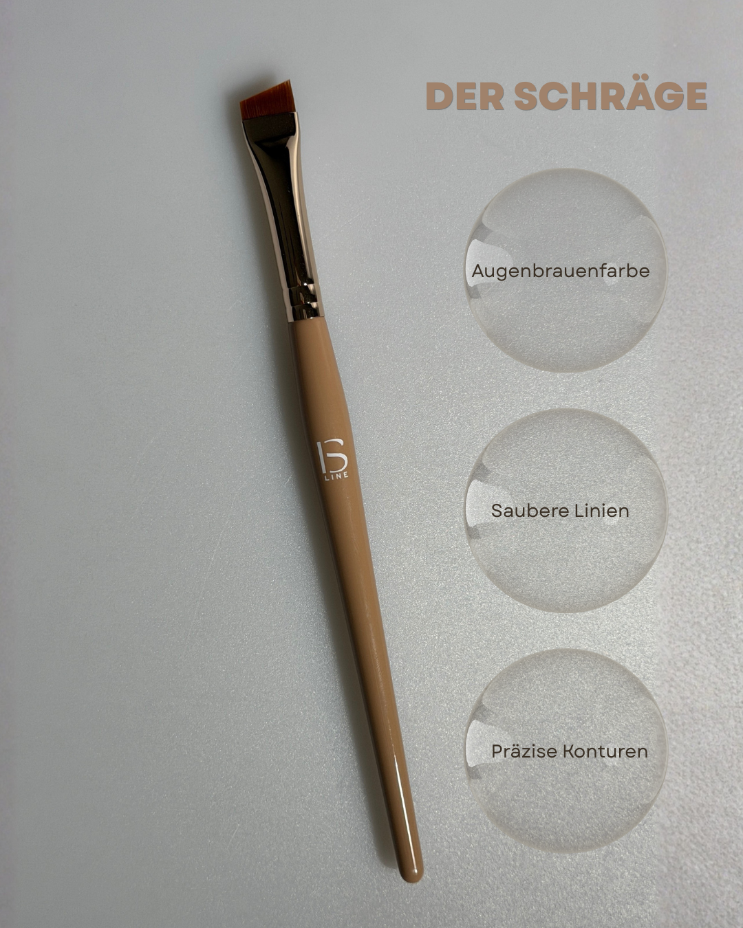 IS LINE – Der Schräge | Professioneller Augenbrauenpinsel