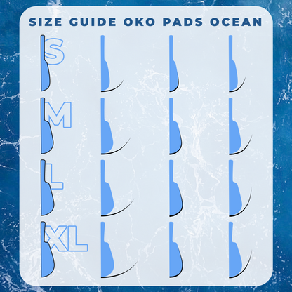 OKO Lash&Brow Ocean Wimpernlifting Pads – Silikonoads für Lashlifting (Unteres Drittel)