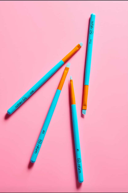 NKim Profi-Pinselset (4-teilig) – Präzision Lashlifting und Augenbrauen