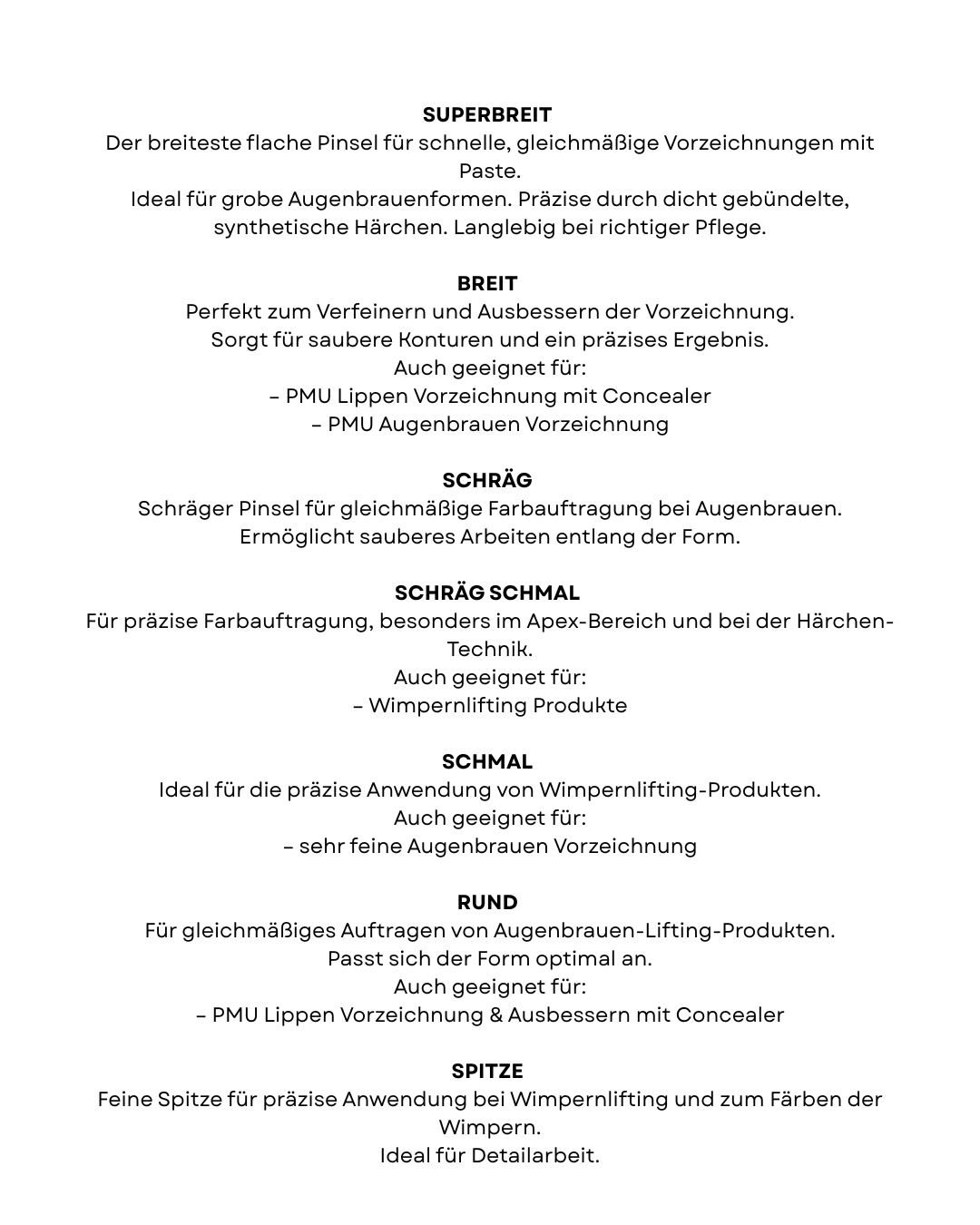 IS LINE – Der Breite | Präzisionspinsel für PMU & Brow Styling