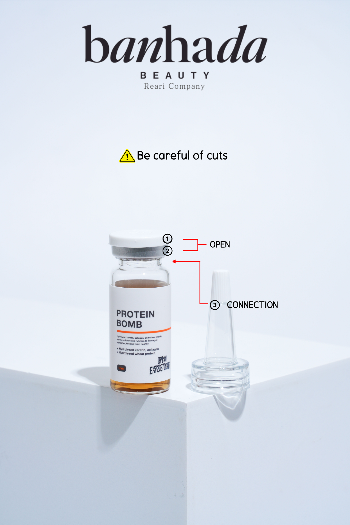 BANHADA PROTEIN BOMB – Intensivkur für Wimpern &amp; Haare