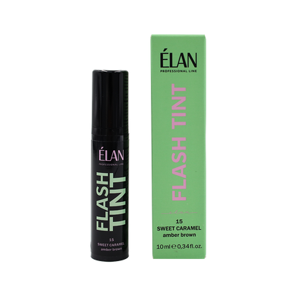 Direktes Augenbrauenfärbesystem «FLASH TINT» 15 Sweet Caramel (Bernsteinbraun)
