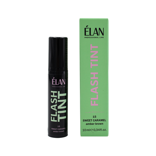 Direktes Augenbrauenfärbesystem «FLASH TINT» 15 Sweet Caramel (Bernsteinbraun)