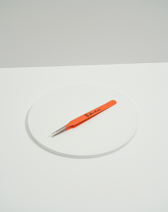 Banhada Orange Pro Perm Paper Tweezers – Präzisionspinzette für Lash Lifting Profis