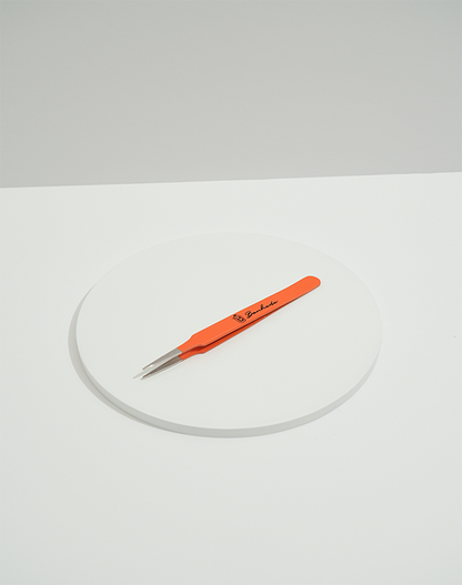 Banhada Orange Pro Perm Paper Tweezers – Präzisionspinzette für Lash Lifting Profis
