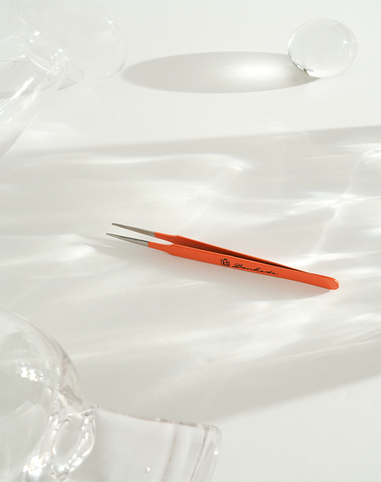 Banhada Orange Pro Perm Paper Tweezers – Präzisionspinzette für Lash Lifting Profis