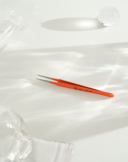 Banhada Orange Pro Perm Paper Tweezers – Präzisionspinzette für Lash Lifting Profis